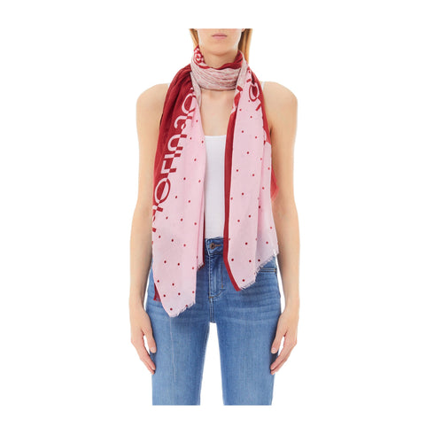LIU JO Pashmina Pashmina Donna fantasia a pois Bordeaux P25 - LIU.JO2A5020T0300 - X0644 - UNI - Francavilla Moda